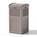 Patiowell 36 Gallon Outdoor Trash Can, Resin Outdoor Garbage Can by Patiowell