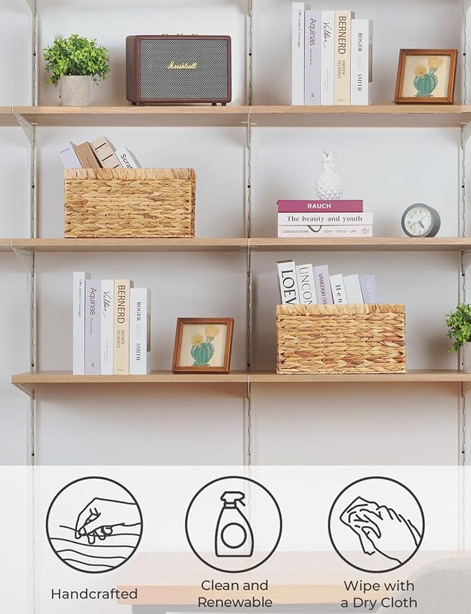 StorageWorks Wicker Basket, Baskets - Image 5