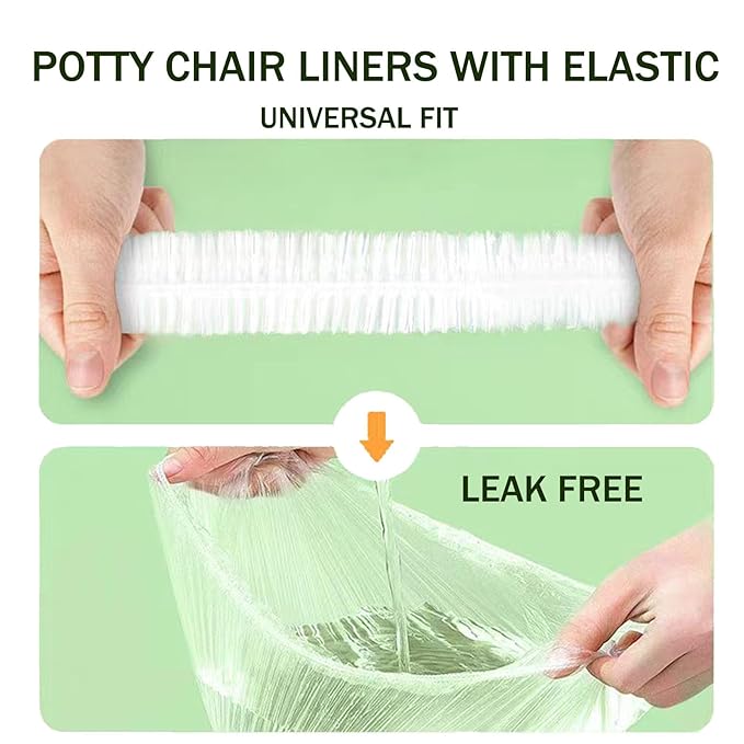 Potty Chair Liners with Elastic, Portable Potty Training Bags, Potty Refill - Image 3