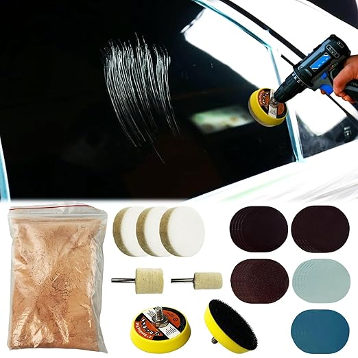 34Pcs Glass Polishing Kit, - Image 7