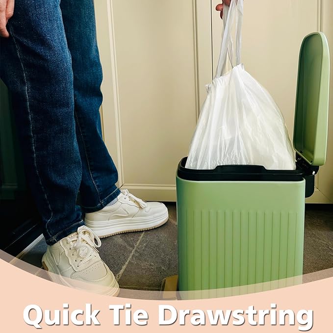 2.6 Gallon Small-Trash-Bags Plastic Drawstring Garbage-Bag - Image 6