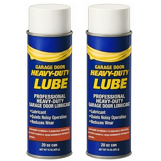 Premium Heavy-Duty Garage Door Lubricant 20oz – Long-Lasting, Hinges & Locks by Unknown