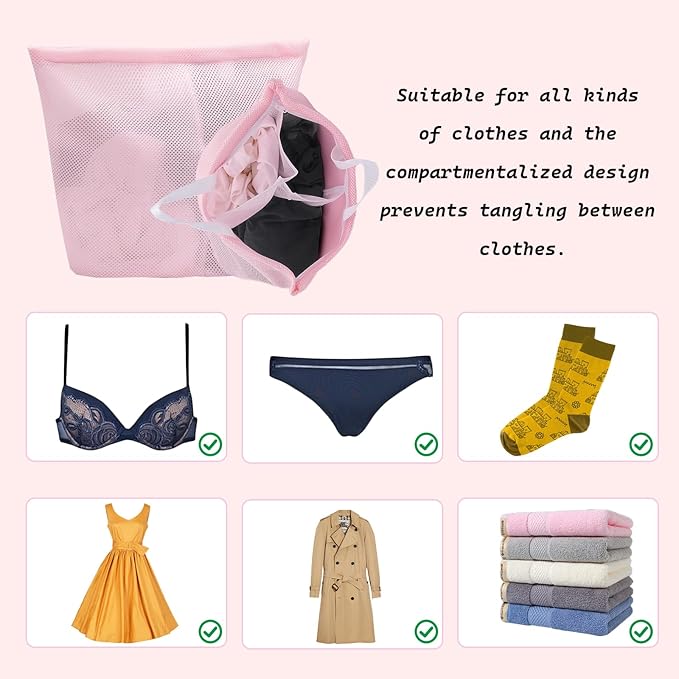 2 Pcs Special Zoning laundry bag - Image 5