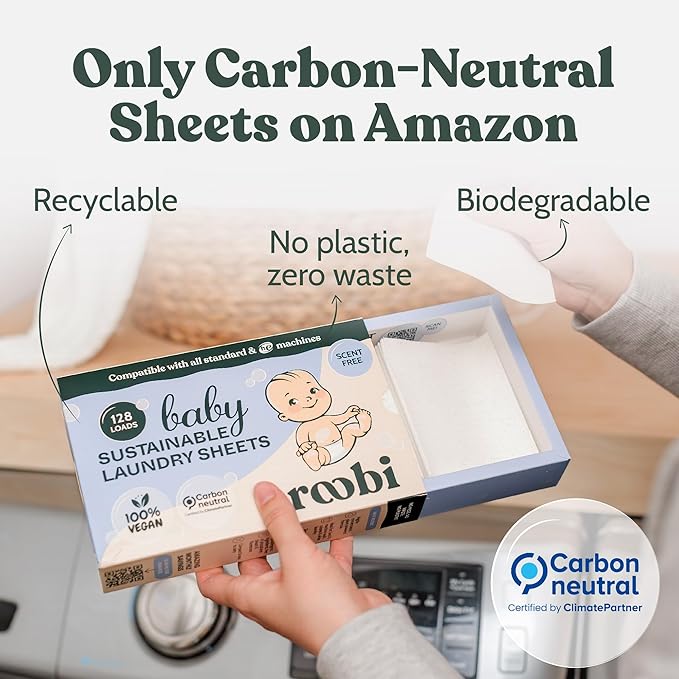 Roobi Baby Laundry Detergent Sheets. Specially Formulated - Image 6