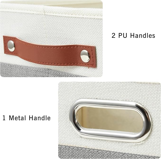 Large Collapsible Fabric Storage Bins - Image 4