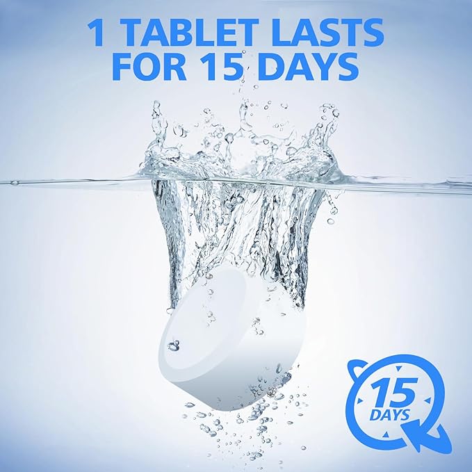 USKICH 20 Pack Toilet Bowl Cleaner Tablets, Long-Lasting Household Toilet - Image 6