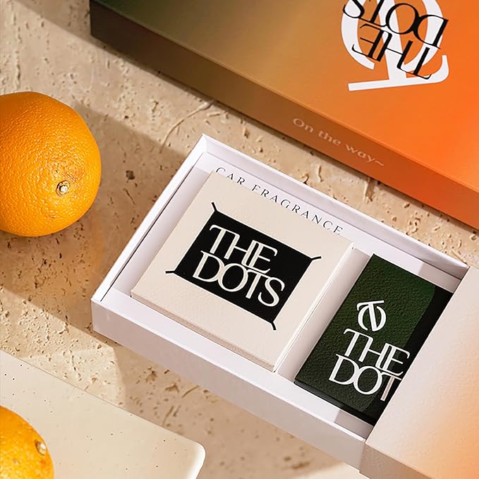 THEDOTS Series Sicilian Orange Car Vent Clip, Fabric Sachet Air Freshener - Image 6