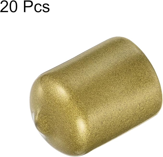 uxcell 20pcs Rubber End Caps 17mm ID Vinyl Round Tube Bolt Cap Cover Thread - Image 2