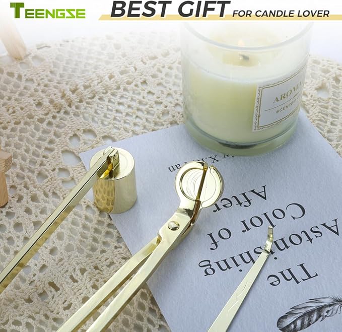 3 in 1 Candle Accessory Set, Candle Wick Trimmer, Candle Wick Snuffer, Candle - Image 5