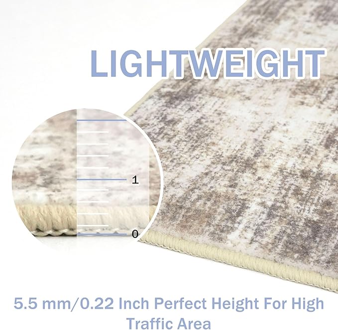 IOHOUZE Abstract Area Rugs 8x10 Ft Washable Large Rugs - Image 5