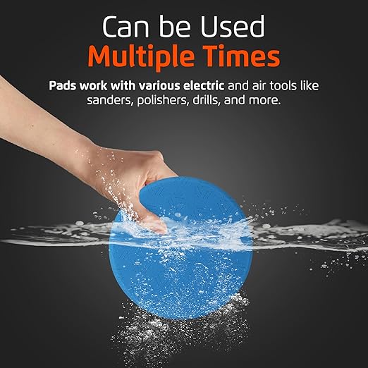 Venzo 6 Inch Buffing Polishing Pads, Buffing Polishing Kit, Polishing & Waxing - Image 5