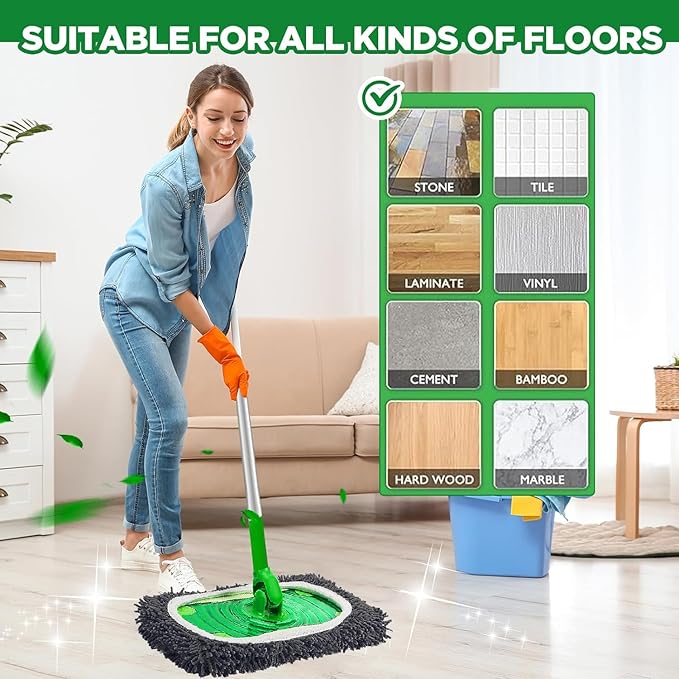 Reusable Microfiber Mop Pads for Swiffer Sweeper - Image 4
