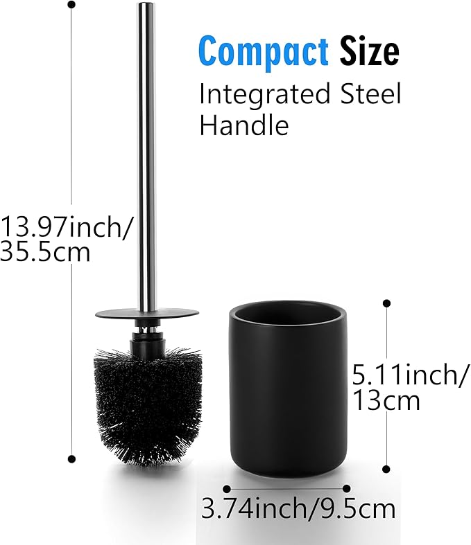Ceramic Toilet Brush & Holder Set - Image 5