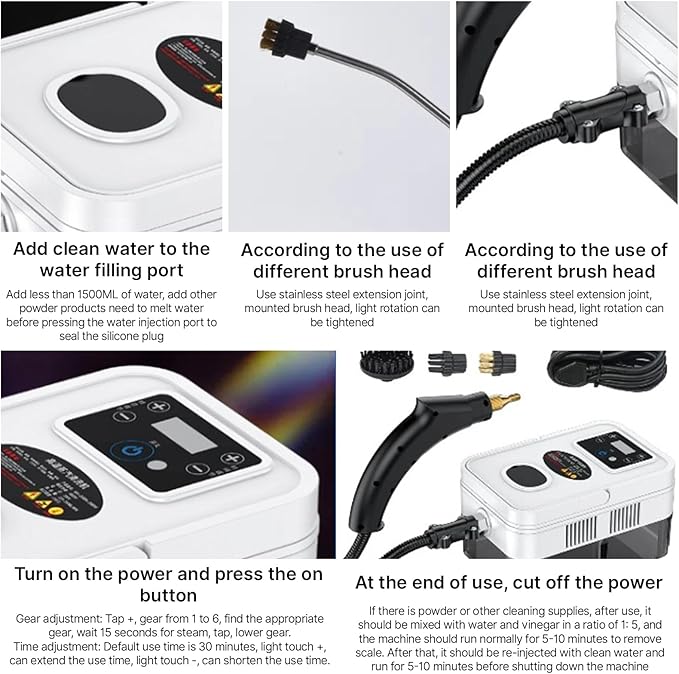 Irishom Steam Cleaner Handheld - Image 3