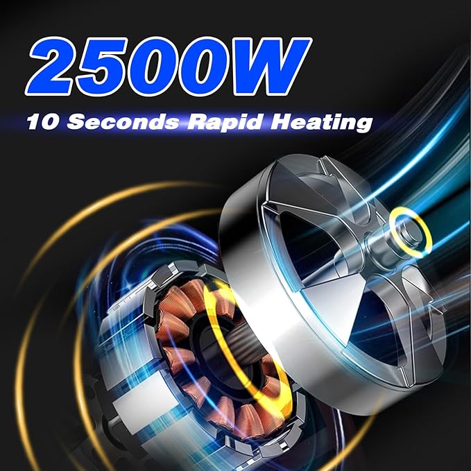 2500W Handheld Steam Cleaner, Portable Car Steamer - Image 6