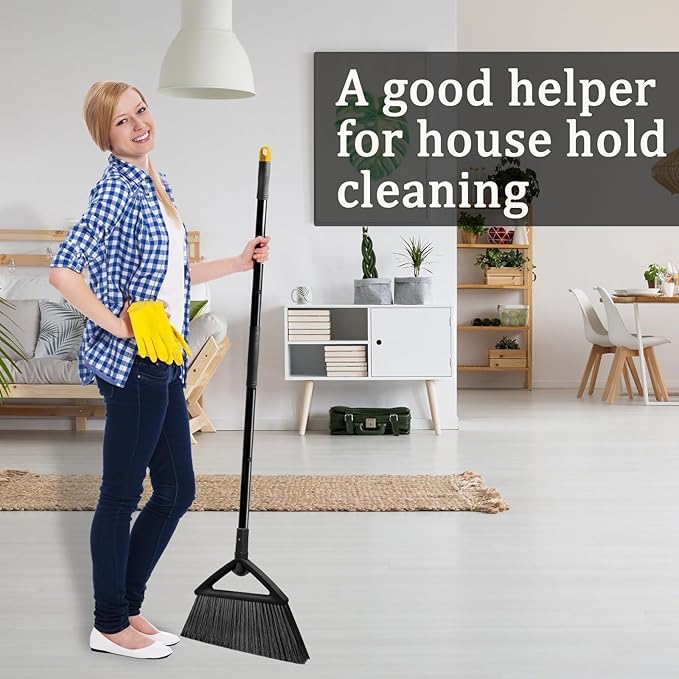 2PCS Heavy Duty Angle Broom, Long Pole Brooms - Image 7