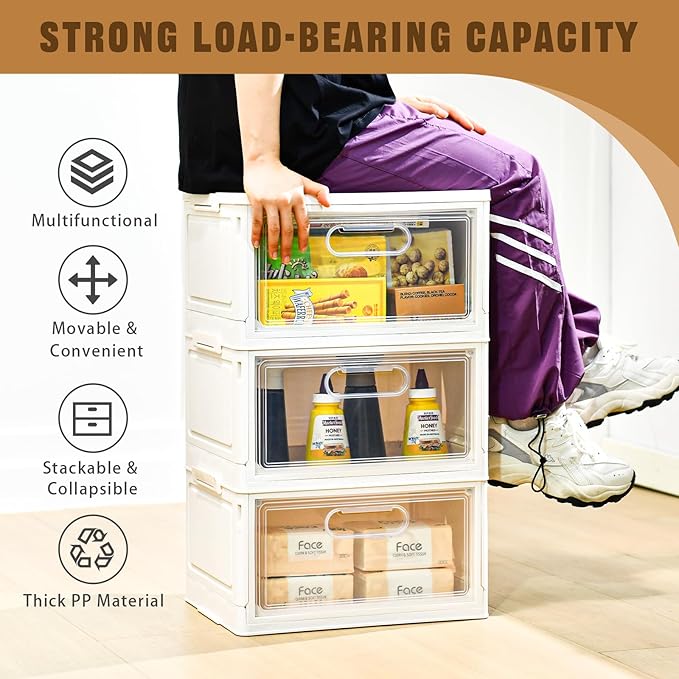 4-Tier Stackable Storage Bins - Image 8