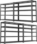 Storage Shelves Heavy Duty, 5-tier Adjustable Metal Industrial Utility Shelf by ROOMTEC