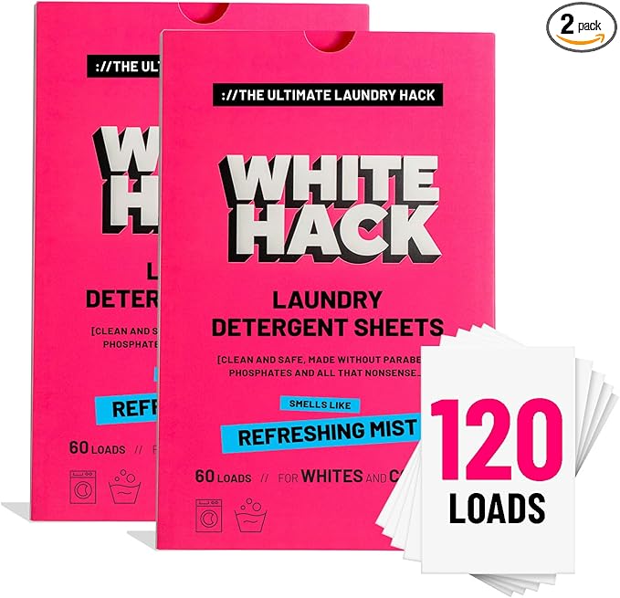 Laundry Detergent Sheets | Clothes Detergent Laundry Soap Sheets by WhiteHack