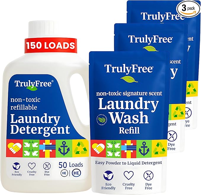 Truly Free Natural Laundry Detergent by TrulyFreeHome