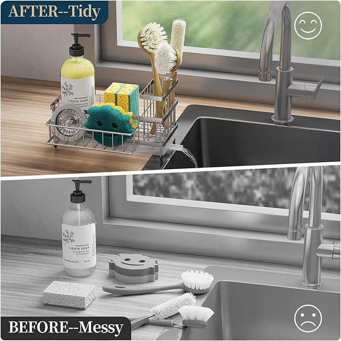 Consuemst Sponge Holder for Kitchen Sink - Image 7