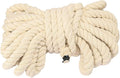 20mm Diameter Natural Twisted Cotton Rope, 49 Feet Length Premium Adult by IHDYPPEW