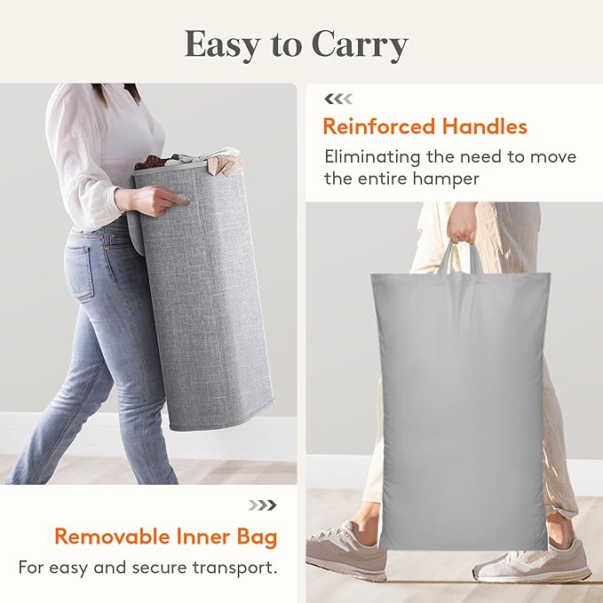 Lifewit 75L Slim Laundry Basket - Image 8