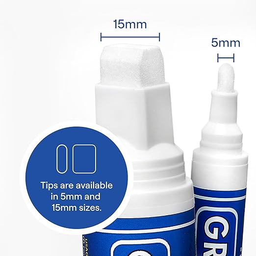 Grout Pen White Tile Paint Marker: Waterproof Grout Paint, Tile Grout Colorant - Image 3