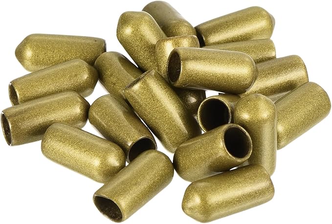 uxcell 20pcs Rubber End Caps 7mm ID Vinyl Round Tube Bolt Cap Cover Thread - Image 4