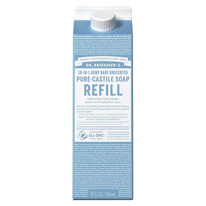 Dr. Bronner's Pure-Castile Liquid Soap Refill by DrBronners