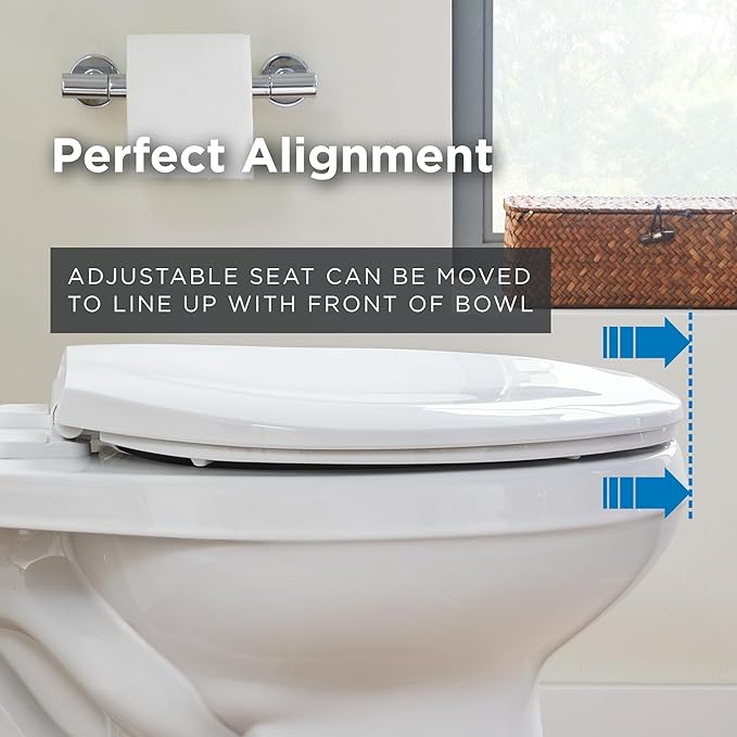 Gerber Universal Elongated Toilet Seat - Image 6