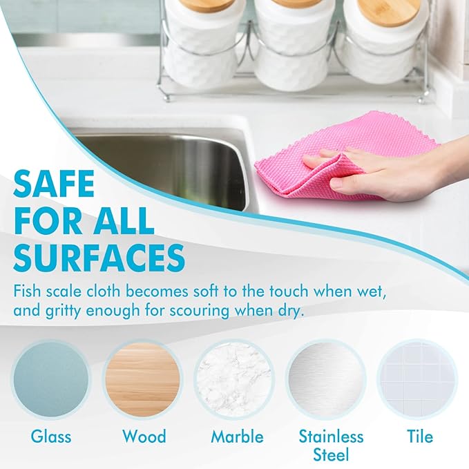 Nano Streak Free Magic Microfiber Cleaning Cloths Easy Clean Nanoscale - Image 8