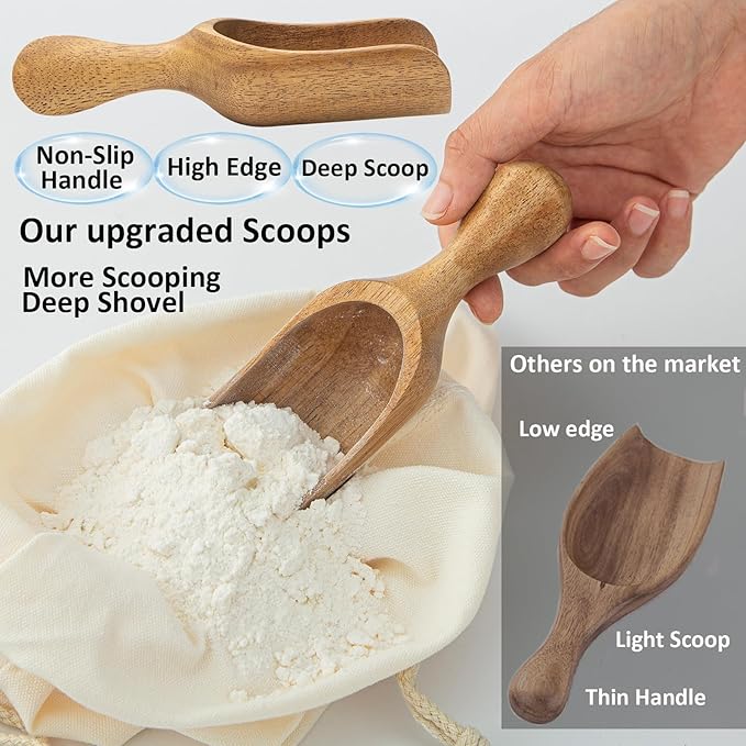 Big Coffee Scoop Shovel, Large Ground Coffee Scoop 5.9″ Measuring Spoons - Image 5