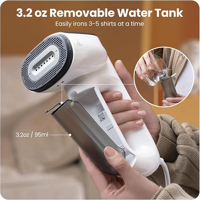 Neakasa Magic 1 Vacuum Steamer, Handheld Travel Garment Steamer - Image 8