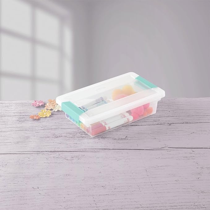 Sterilite 30-Pack Clip Box, Stackable Clear Plastic Bins - Image 8