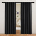 RYB HOME Blackout Curtains 80 inches Long Thermal Insulating Large Window by RYBHOME