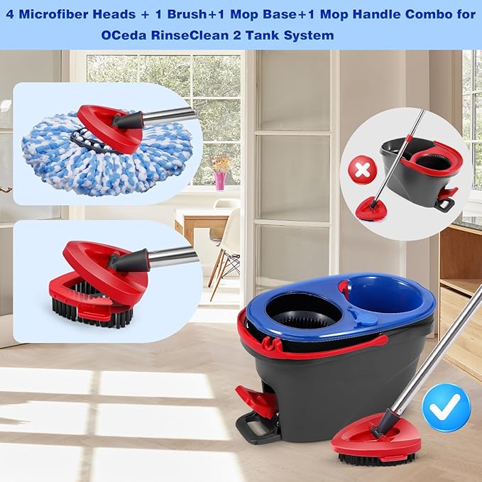 Mop Heads Replacements Complete Combo Set - Image 3