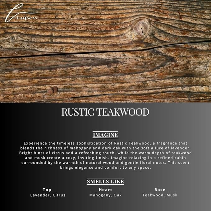 Rustic Teakwood Carpet Freshener Powder Refill 36 oz | Powerful Odor Eliminator - Image 2