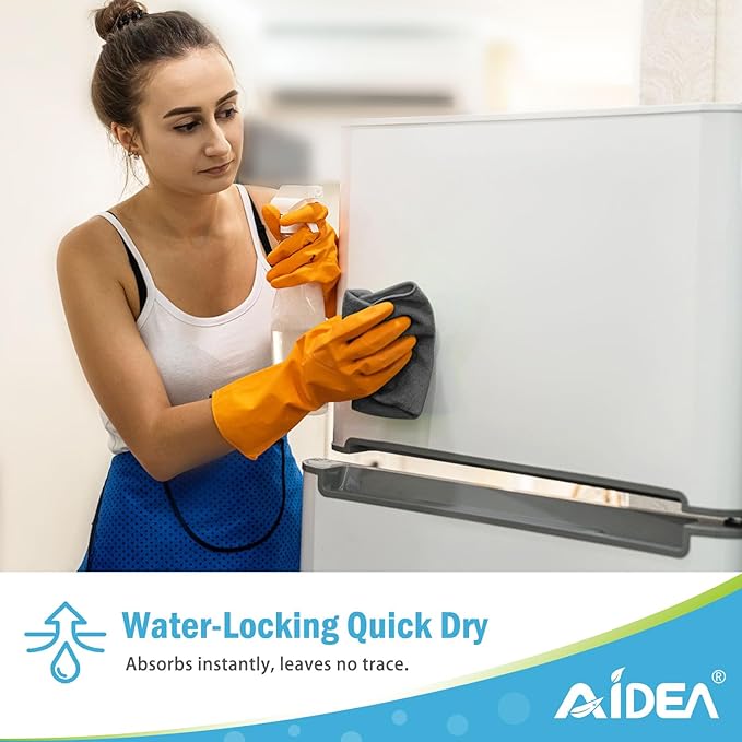 AIDEA Microfiber Cleaning Cloth-12PK, Soft Microfiber Towels - Image 6