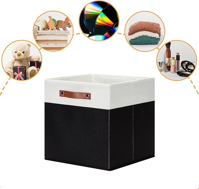 DULLEMELO Storage Cubes 13 inch, Cube Storage Bins - Image 3