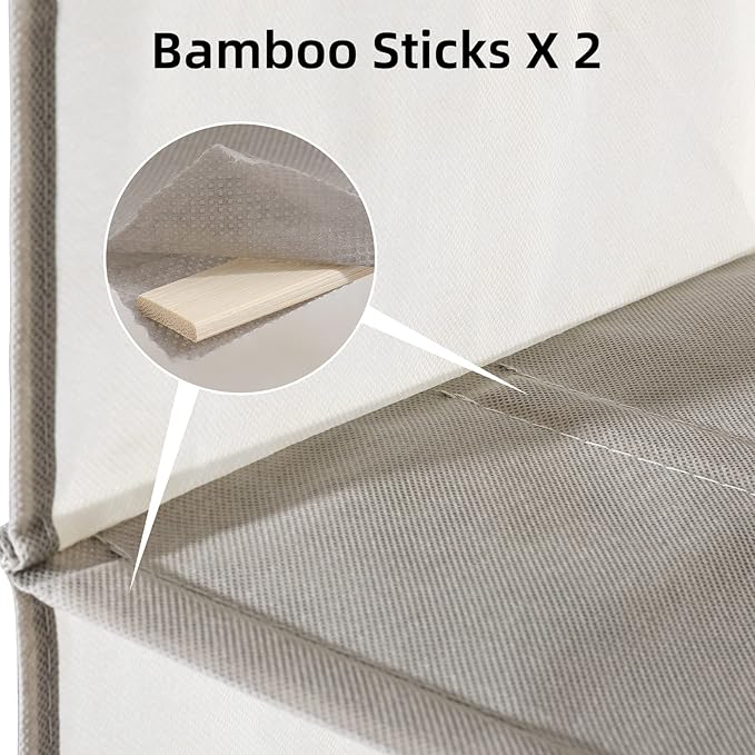2 Packs Hanging Closet Organizer Storage, 3-Shelf Hanging Shelves - Image 5