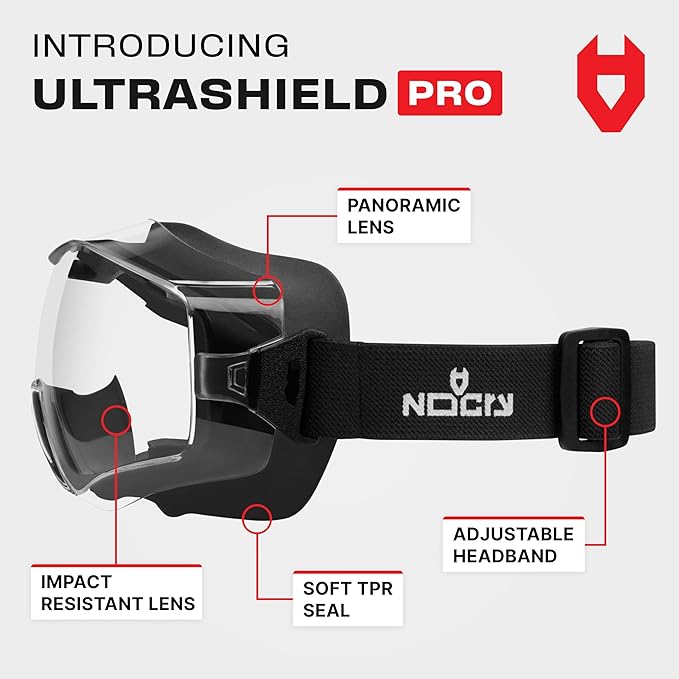 NoCry Safety Goggles Over Glasses - Image 2
