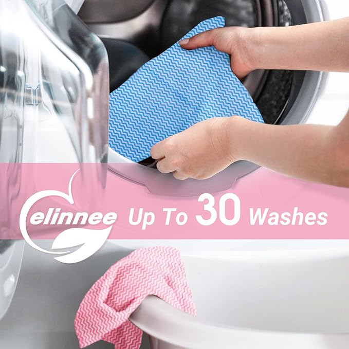 Reusable Cleaning Cloths Dish Paper Towels, Domestic Cleaning Towels - Image 2
