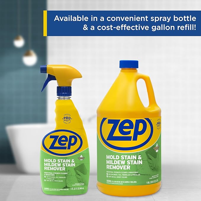 Zep Mold Stain and Mildew Stain Remover 1 Gallon ZUMILDEW128 - Image 9