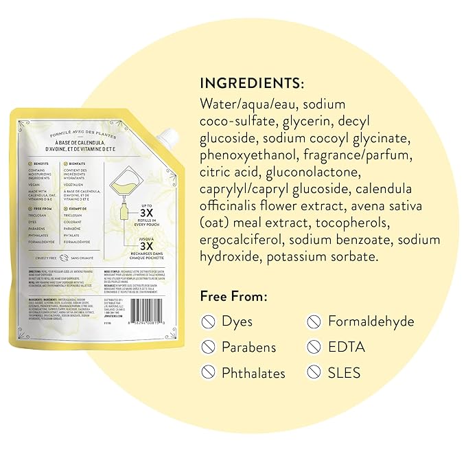 J.R. Watkins Foaming Hand Soap Refills, Alcohol-Free Hand Wash, Cruelty-Free - Image 6