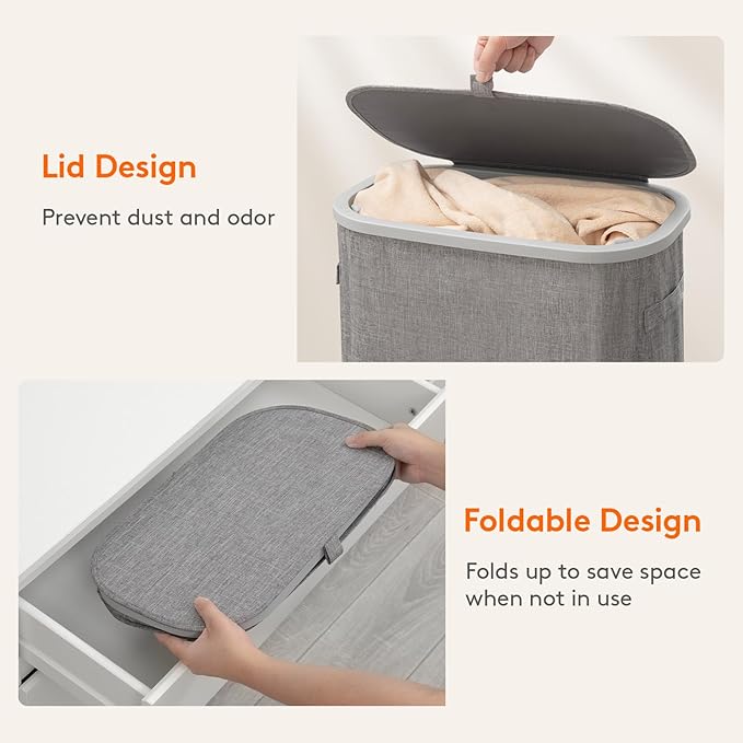 Lifewit 65L Slim Laundry Basket - Image 7