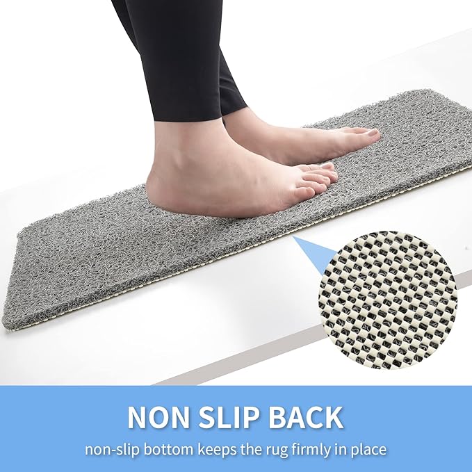 Non Slip Bathtub Mat, Anti Slip Shower Mat, Fast Drying Bath Tub Mats, Foot - Image 3