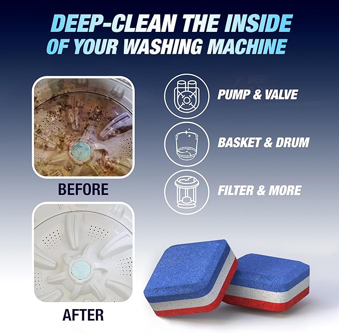 Washing Machine Cleaner Tablets 28 Pack - Image 2