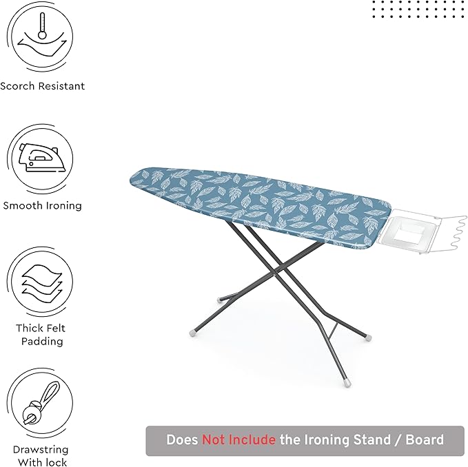 Encasa XO Ironing Board Cover and Pad 42"x14" - Image 3