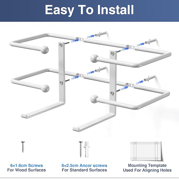 Glove Box Dispenser Wall Mount: White Holder Organizer - Image 3